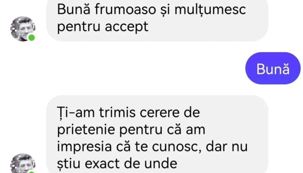 Bancul de duminică | „Am impresia că te cunosc, dar nu știu exact de unde”
