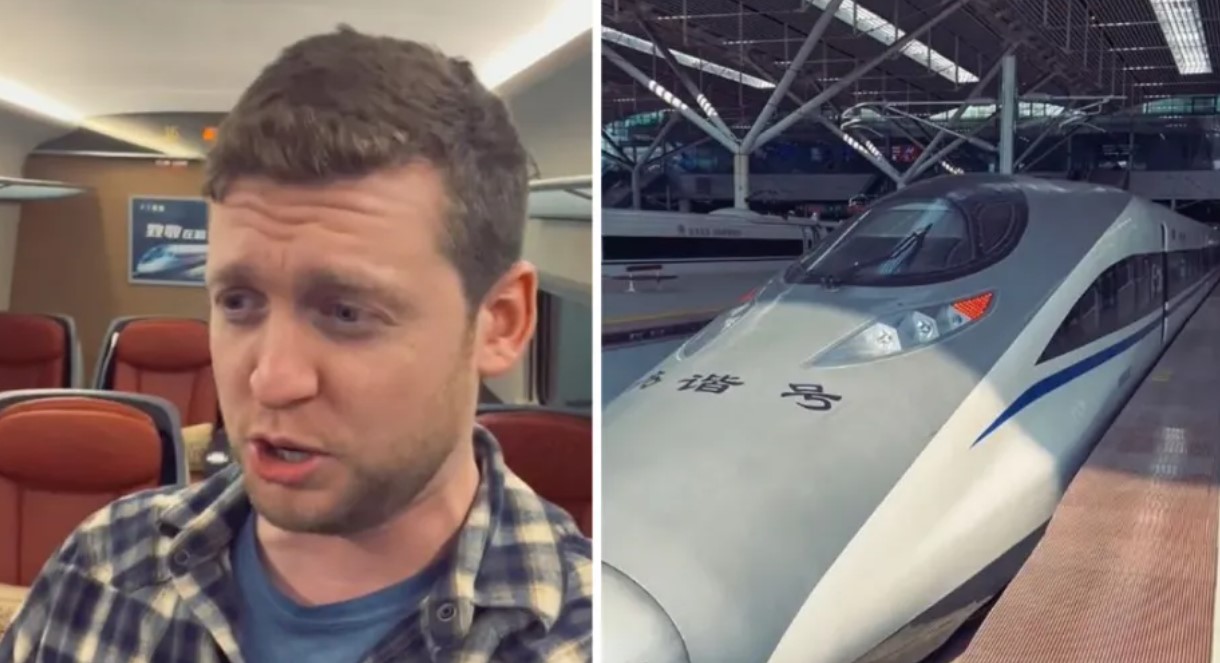 Un bărbat a vorbit despre experiența „de necrezut” dintr-un TREN de mare viteză chinezesc: „Nu trebuie să zici că ceva e bun… până nu îl încerci”