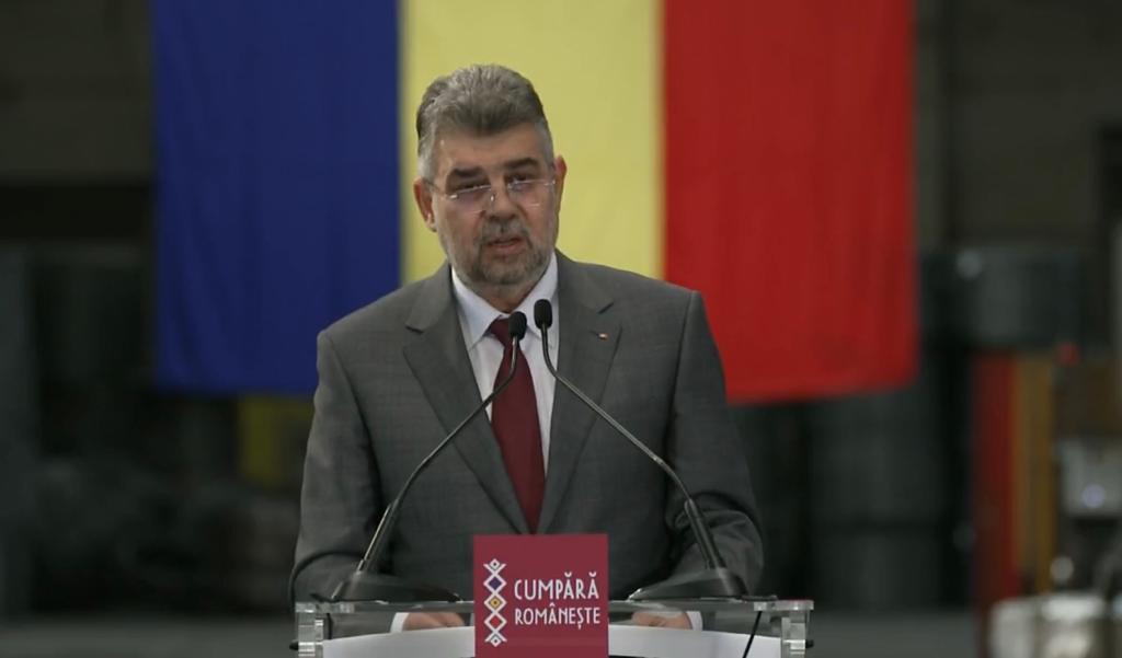 VIDEO | Marcel Ciolacu lansează campania „Cumpără Românește”: „A cumpăra produse autohtone este cel mai autentic gest de patriotism economic”