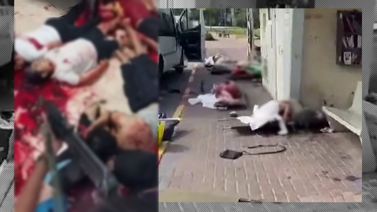 VIDEO | Noi imagini zguduitoare din Israel. Teroriștii i-au executat cu sânge rece pe muribunzi. Măcelul de pe străzi