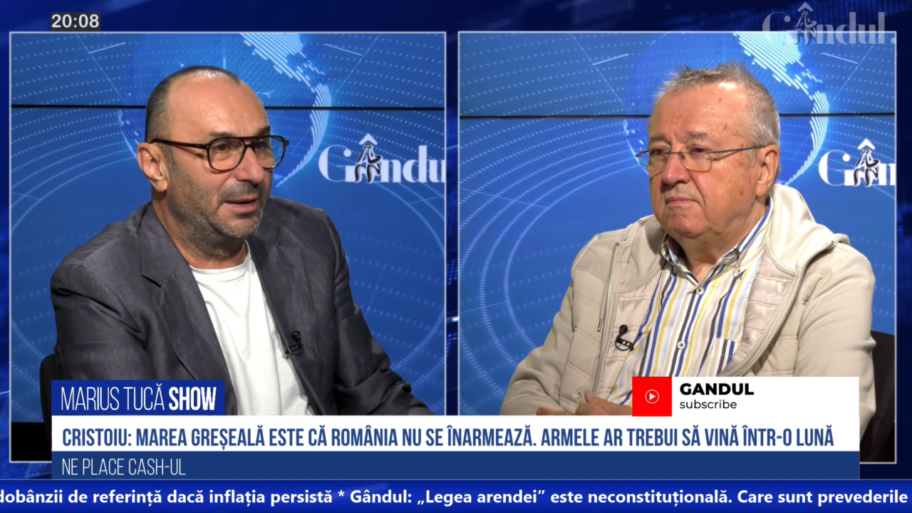 VIDEO | Ion Cristoiu: „Noi nu ne înarmăm, asta este marea greșeală. A te înarma înseamna a cumpăra arme care vin peste o lună”