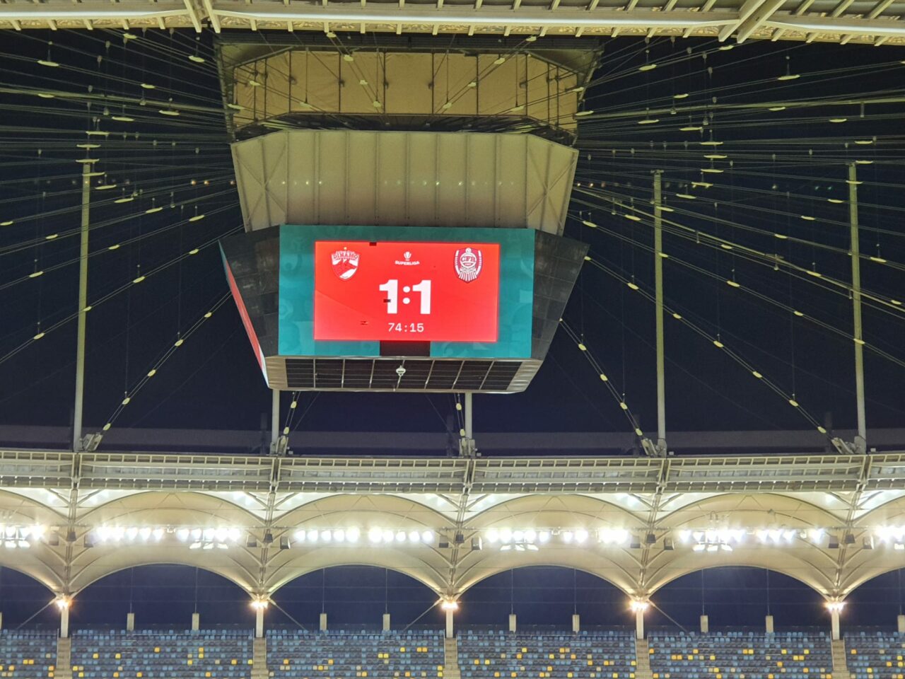 Dinamo sparge GHINIONUL cu CFR Cluj! Este primul punct și primul gol după 4 etape în Superliga