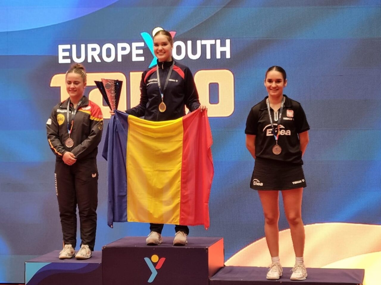 „Tricolorii” sunt cei mai buni! Au dominat turneul de tenis de masă Europa Top 10 juniori