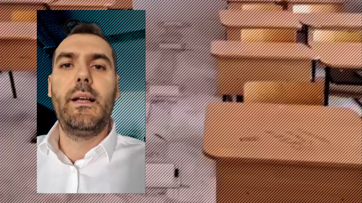 Lucian Judele, viceprimarul USR al Sectorului 3, a fost ridicat de poliție după ce a făcut LIVE pe facebook într-o școală