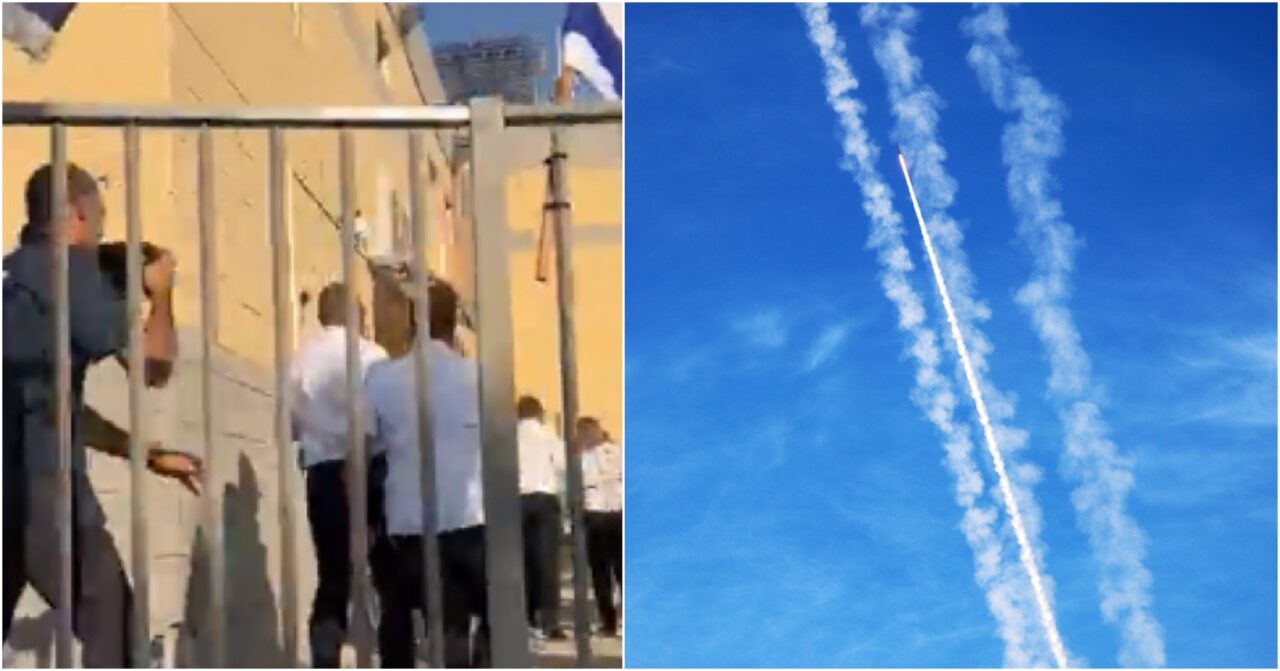 VIDEO | Ministrul de Externe britanic, surprins de un raid aerian în Israel