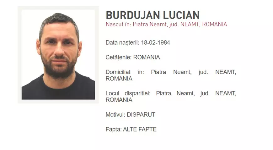 Fostul fotbalist UEFAntastic, dat dispărut de familie, s-a prezentat la poliție. El a anunțat că a plecat VOLUNTAR de la domiciliu