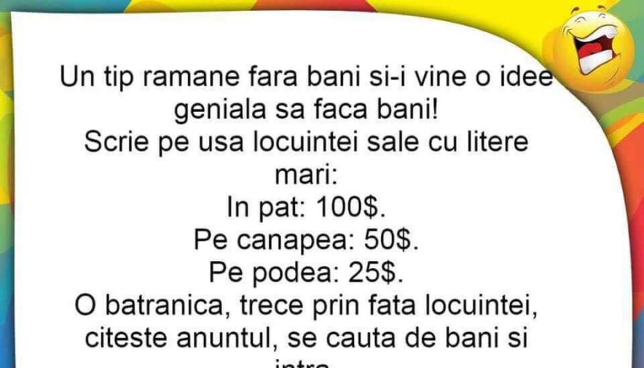BANCUL ZILEI | Idee genială de făcut bani