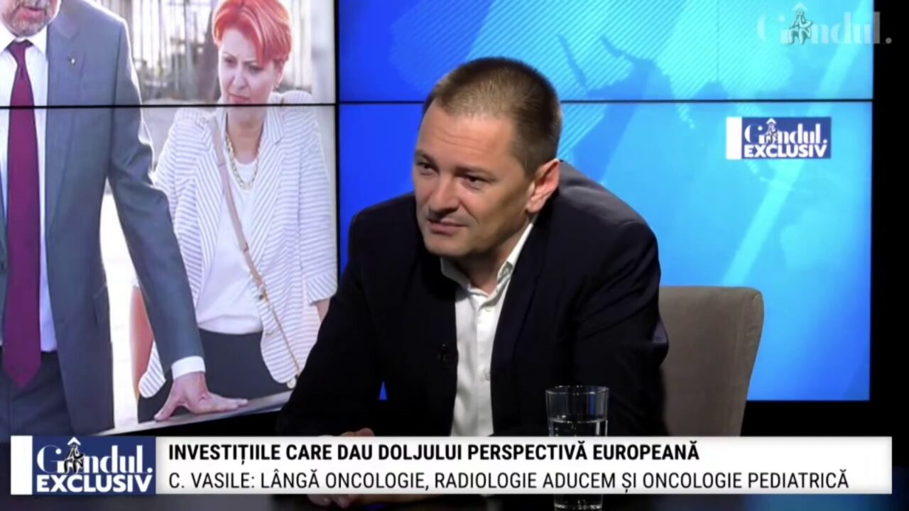 VIDEO | Președintele CJ Dolj Cosmin Vasile: Înființăm la Craiova un centru regional pentru tratarea cancerului