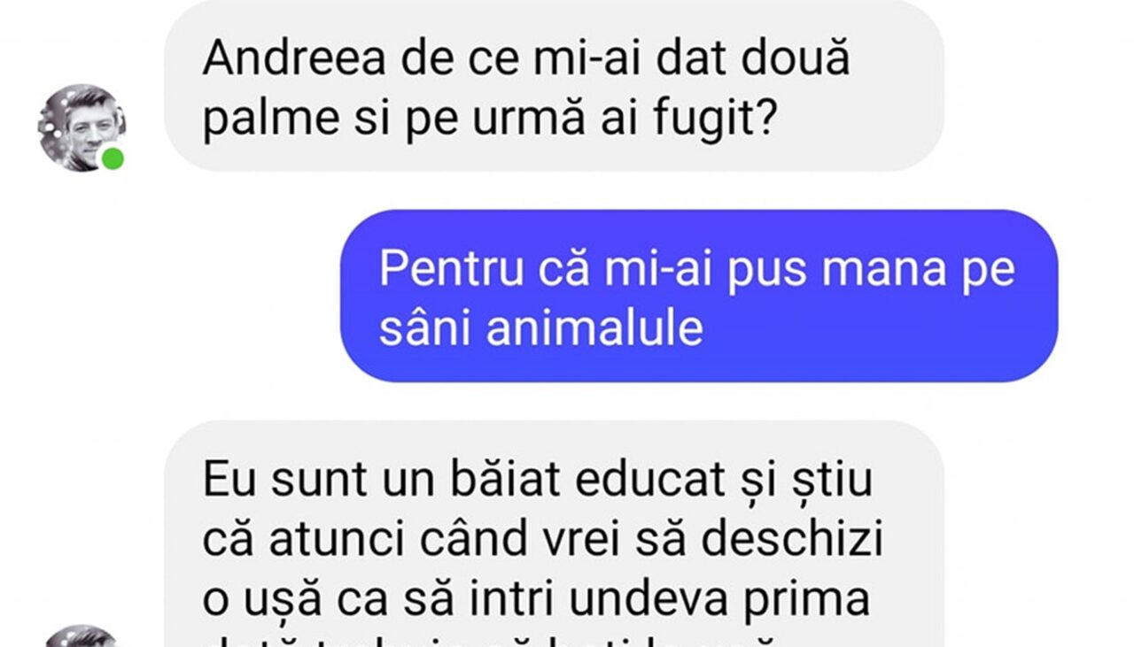 Bancul de sâmbătă | „Andreea, de ce mi-ai dat două palme?”