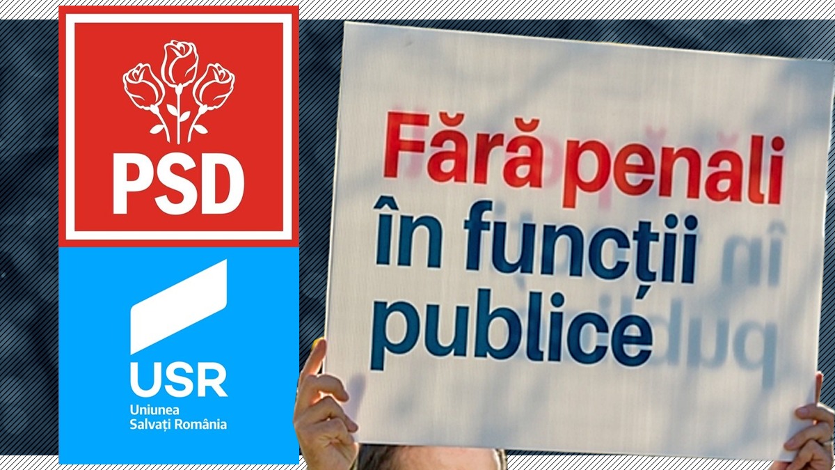 PSD: Sloganul USR „Fără penali în funcții publice” devine astfel cea mai mare minciună politică și cel mai dezgustător act de trădare a electoratului