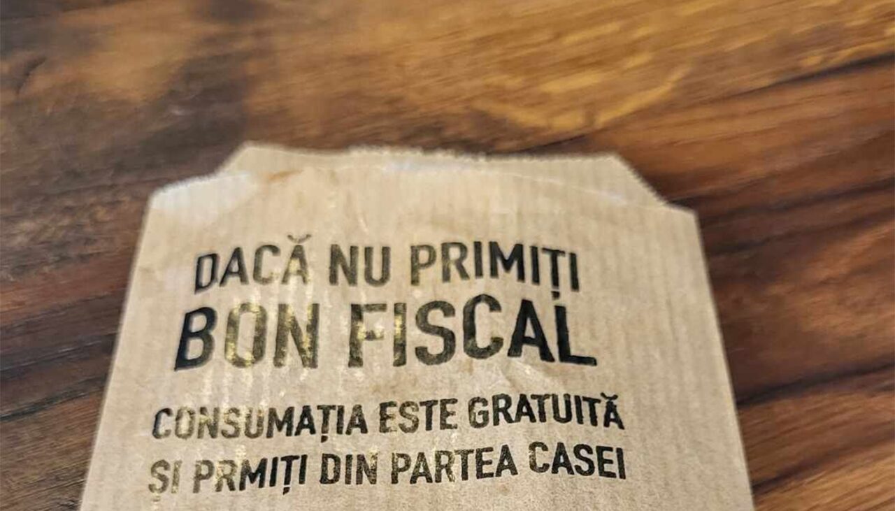 Anunț fabulos într-un bar din Cluj: „Dacă nu primiți bon fiscal, consumația e gratuită și primiți un..”