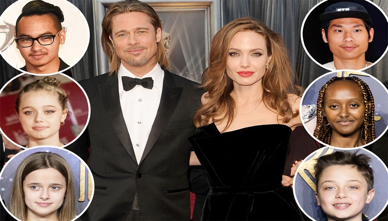Angelina Jolie i-a dat „fatala” lui Brad Pitt. Ce le-a zis celor 6 copii despre tatăl lor