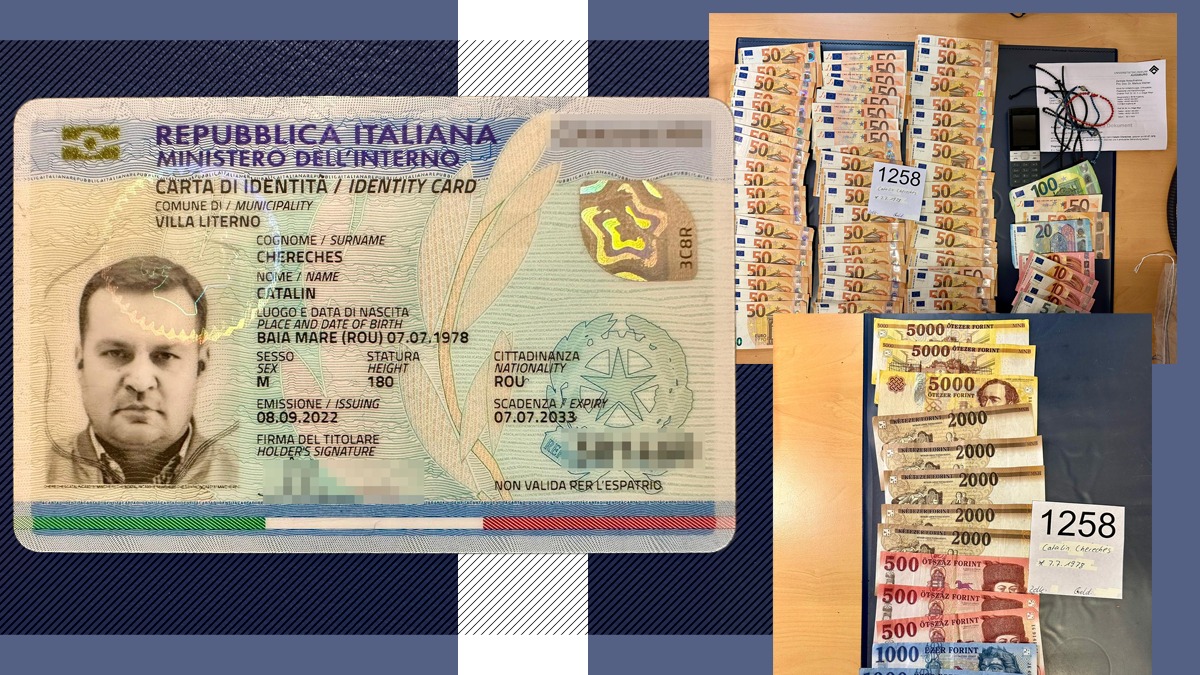 Surse: Cătălin Cherecheș avea la el un act de identitate italian, în momentul în care a fost capturat / Câți EURO au fost găsiți asupra sa