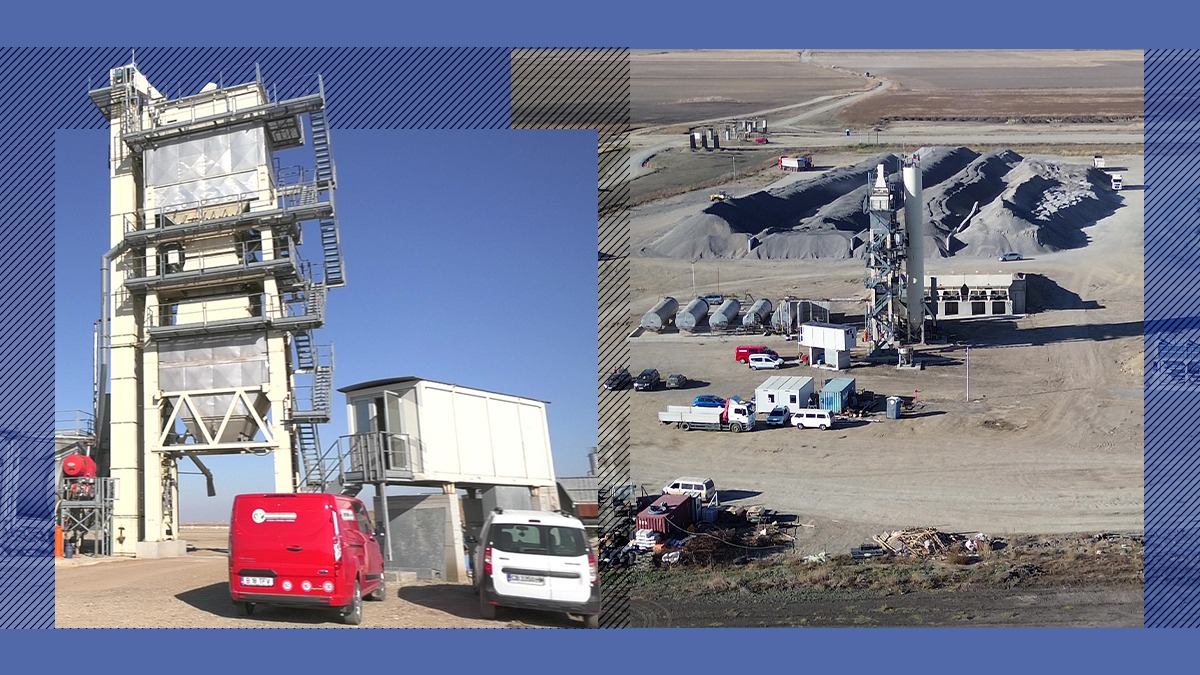 EXCLUSIV VIDEO | Trace has started technological tests at the asphalt production plant needed for Lot 2 of the Ploiesti-Buzău Motorway