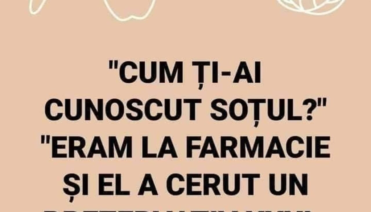 BANCUL ZILEI | „Cum ți-ai cunoscut soțul?”