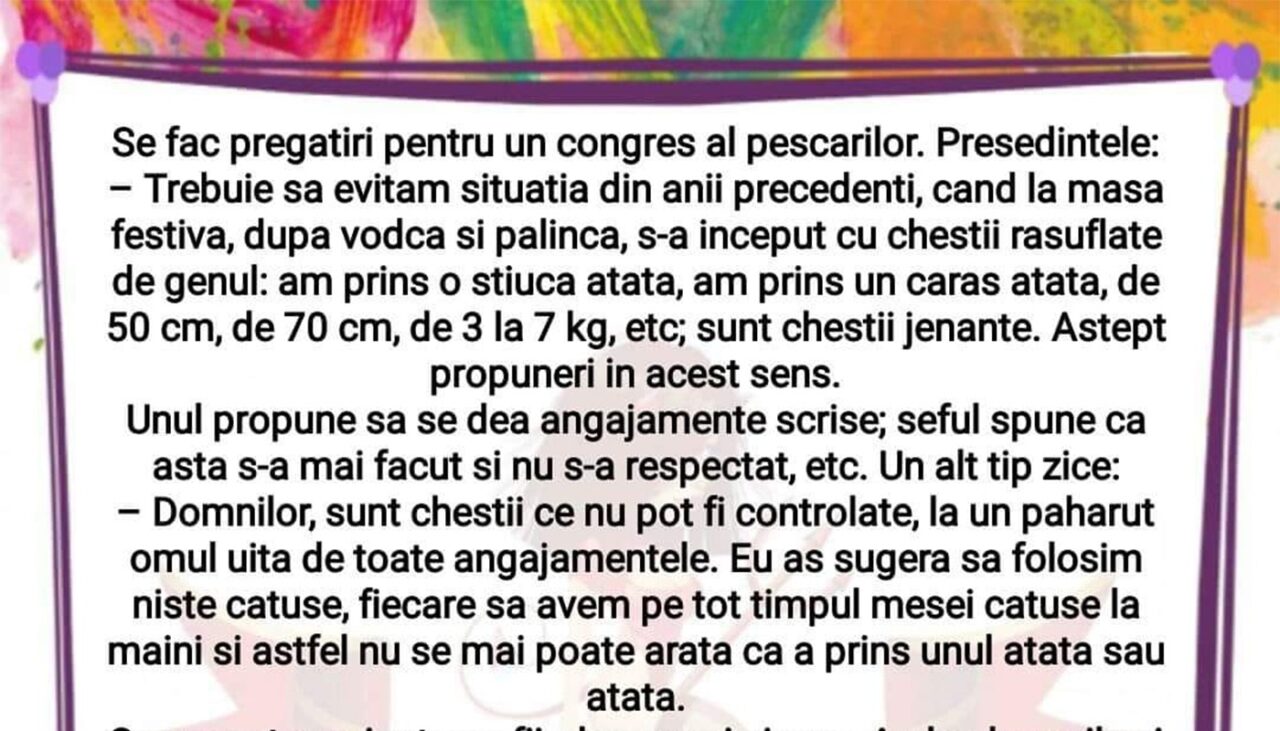 Bancul de sâmbătă | Congresul pescarilor din România