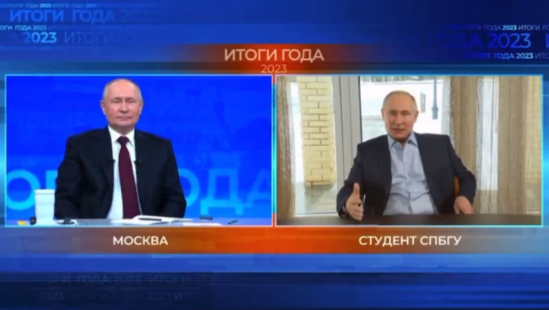 VIDEO | Dialog între președintele rus și un Vladimir Putin generat de inteligența artificială: „Ești prima mea sosie”