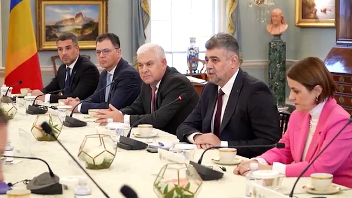 VIDEO | Marcel Ciolacu stă la masă cu Antony Blinken / „România și-a învățat lecția în ceea ce privește Rusia”