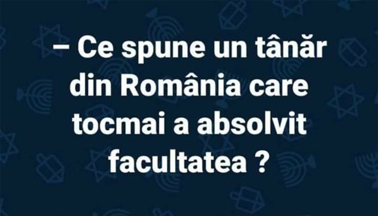 BANCUL ZILEI | Ce spune un tânăr din România, care tocmai a absolvit facultatea?