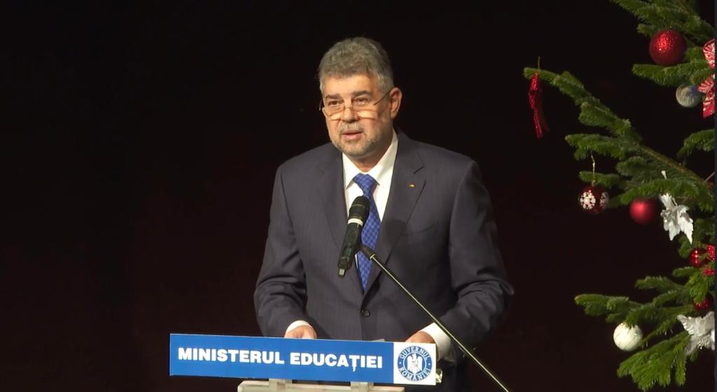 VIDEO | Premierul Marcel Ciolacu îi premiază pe elevii și profesorii care au obținut distincții la olimpiadele și concursurile internaționale
