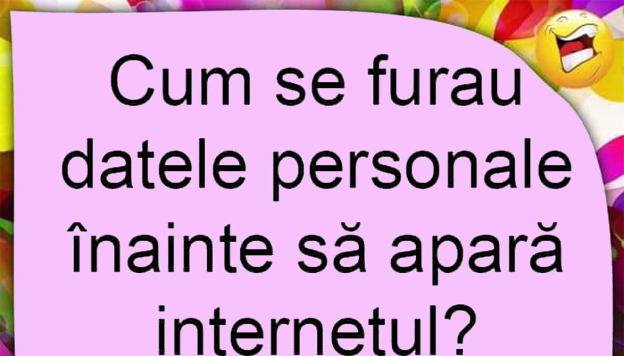 Bancul de vineri | Cum se furau, de fapt, datele personale înainte de era internetului?