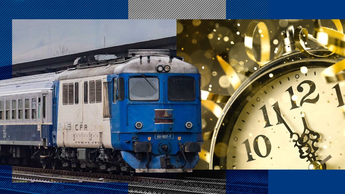 Tren suplimentar pentru preluarea traficului de călători pe 2 ianuarie, după Revelion / Care va fi ruta pe care va circula?