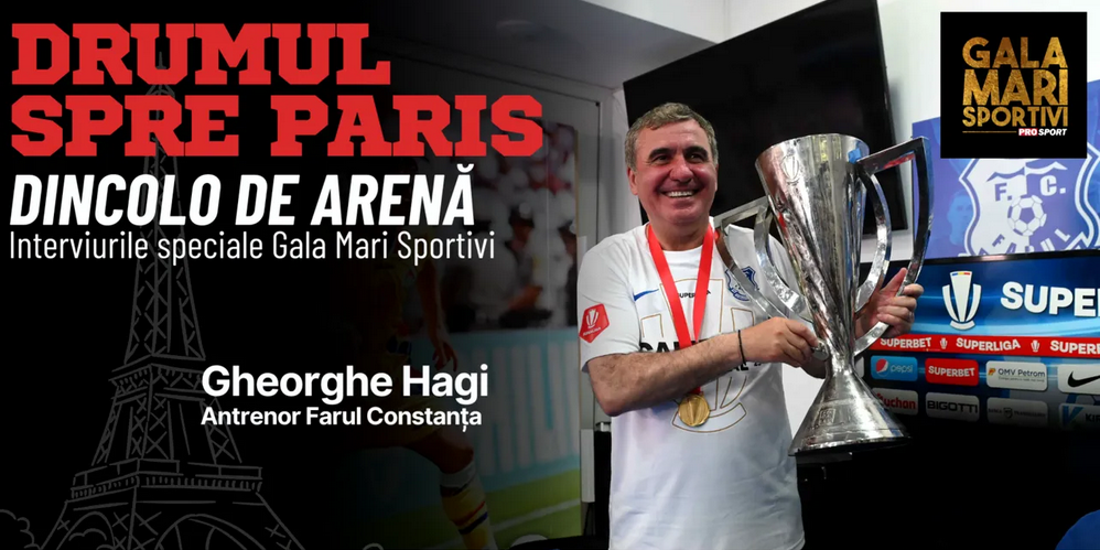 PREMIUL Special al Galei Mari Sportivi ProSport 2023: Academia Hagi! „Fundamentul pe care se bazează actualul succes al echipei naționale a României”