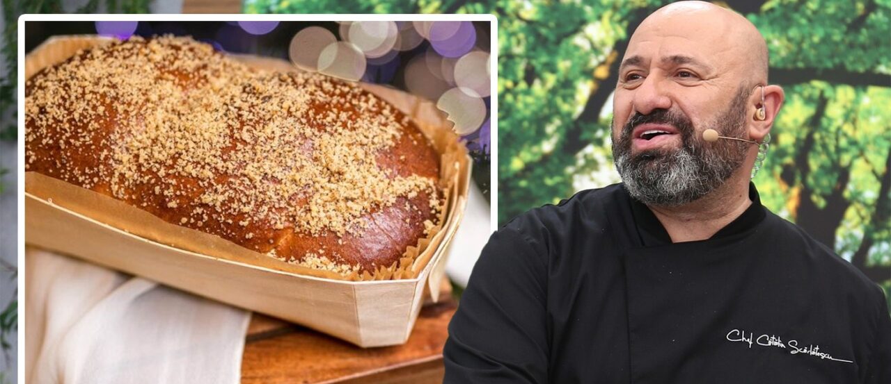 Bucureștenii îl pot comanda acasă. Câți lei costă COZONACUL lui chef Cătălin Scărlătescu