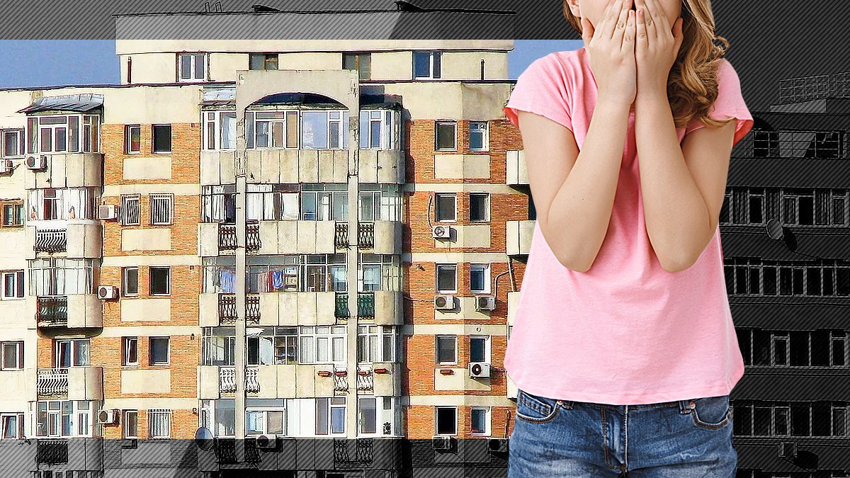 Tragedie în București. O fetiță a căzut de la etajul cinci încercând să ajungă la bradul de pe balcon. Micuța a fost internată în stare critică