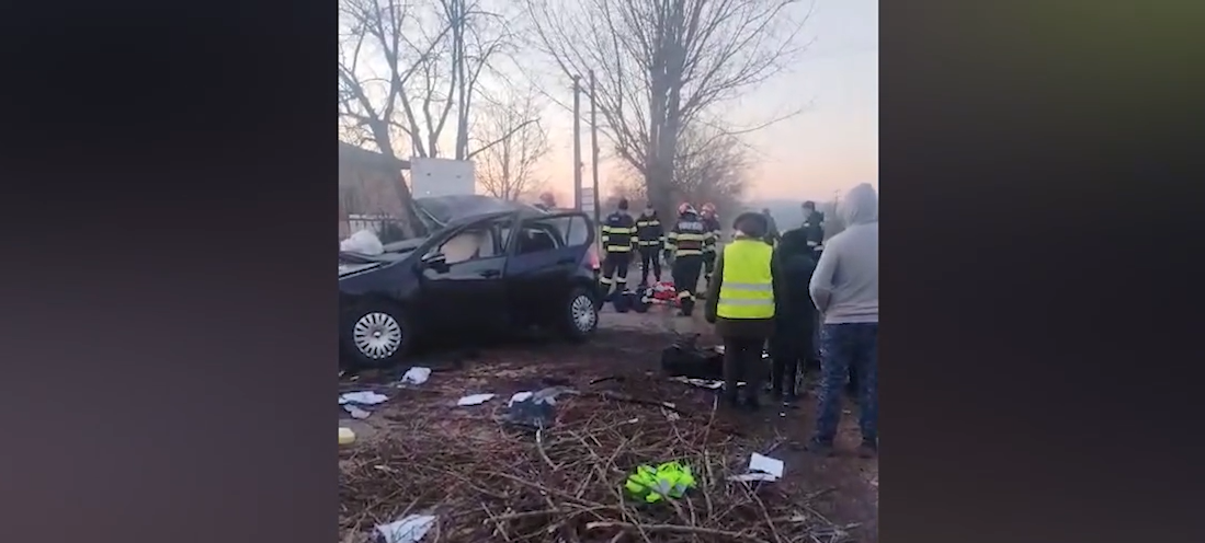 FOTO-VIDEO. Polițist din Dolj, mort într-un grav accident rutier