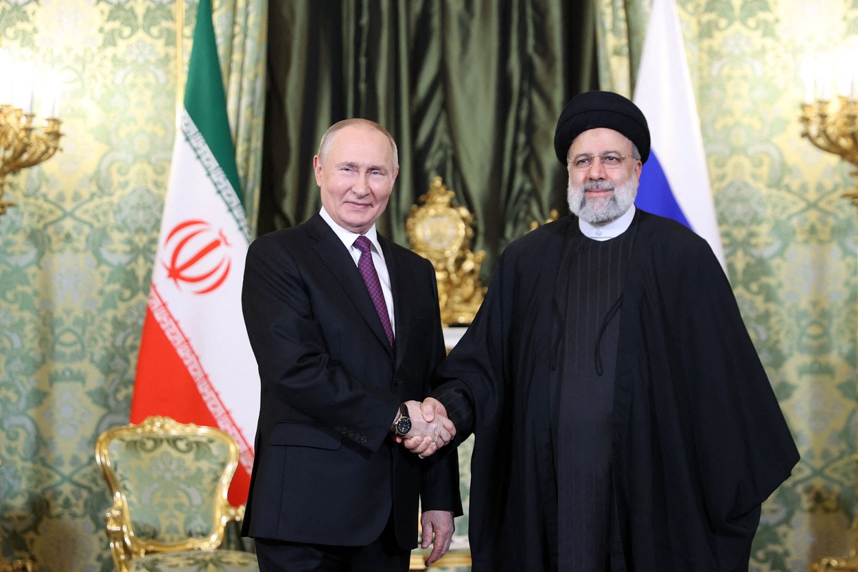 Putin, mesaj ERMETIC după întâlnirea cu președintele Iranului: „Schimb de opinii cu privire la situația din Palestina”