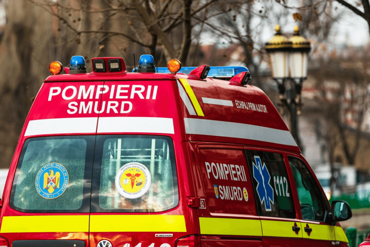 Un COPIL de 3 ani a căzut de la etajul 5 al unui bloc din Sibiu