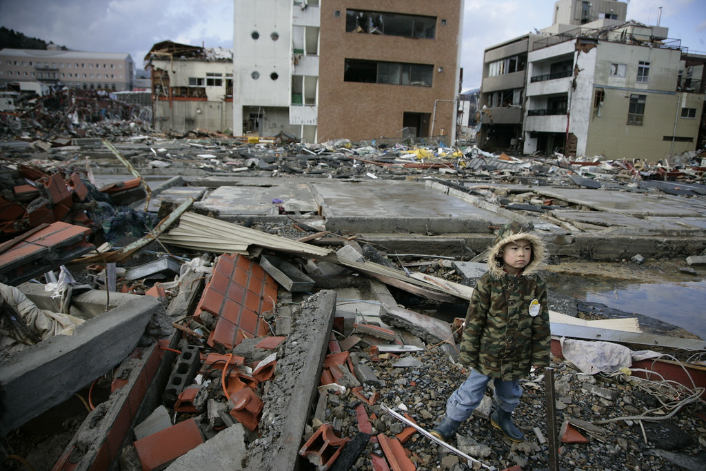 Supraviețuitorii cutremurului din JAPONIA trăiesc în condiții insalubre și fără apă curentă
