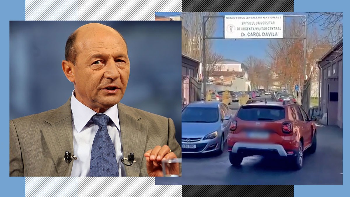 Traian BĂSESCU ar fi fost externat. Fostul președinte a evitat contactul cu presa la ieșirea de la Spitalul „Militar”