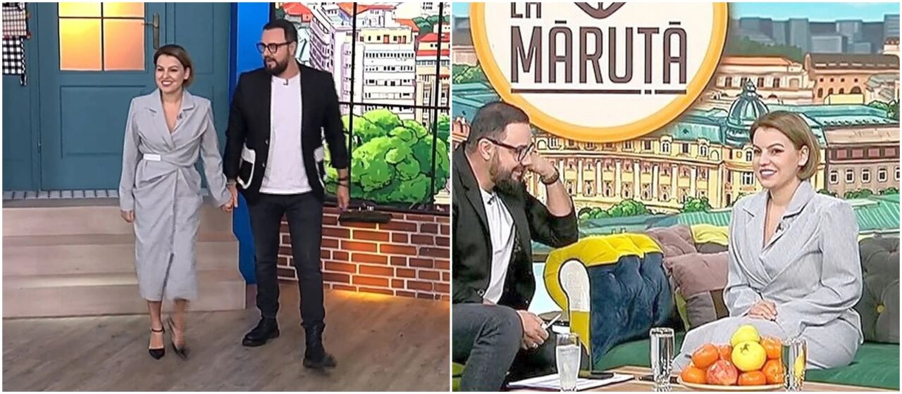 Romina Gingașu, soția miliardarului Piero Ferrari, la PRO TV îmbrăcată într-o ținută de 500 de lei. De unde a cumpărat rochia