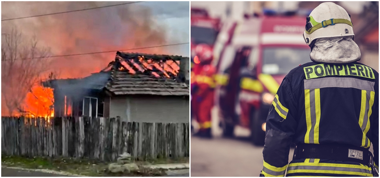 Un bărbat din Giurgiu și-a dat singur foc după ce a încercat să aprindă soba cu BENZINĂ