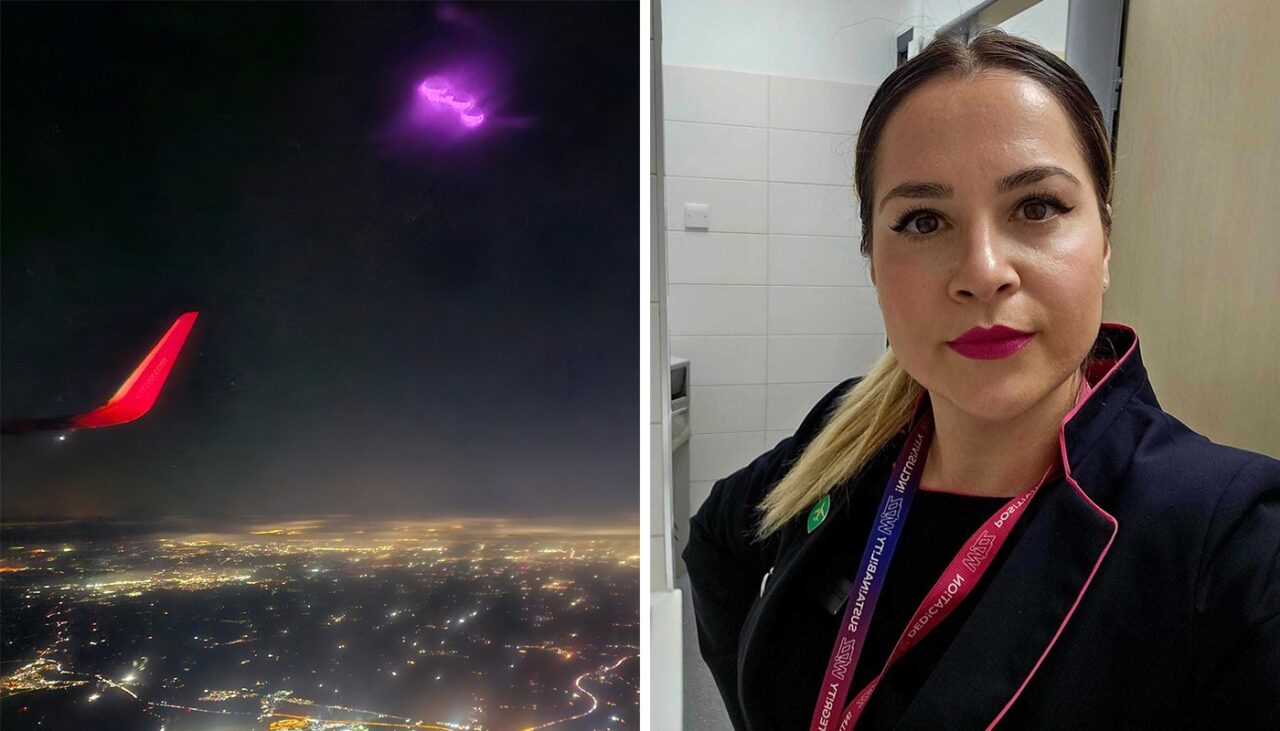 OZN, fotografiat noaptea dintr-un avion WizzAir, de o stewardesă româncă? Denisa Tănase: „Nu am văzut în viața mea așa ceva”