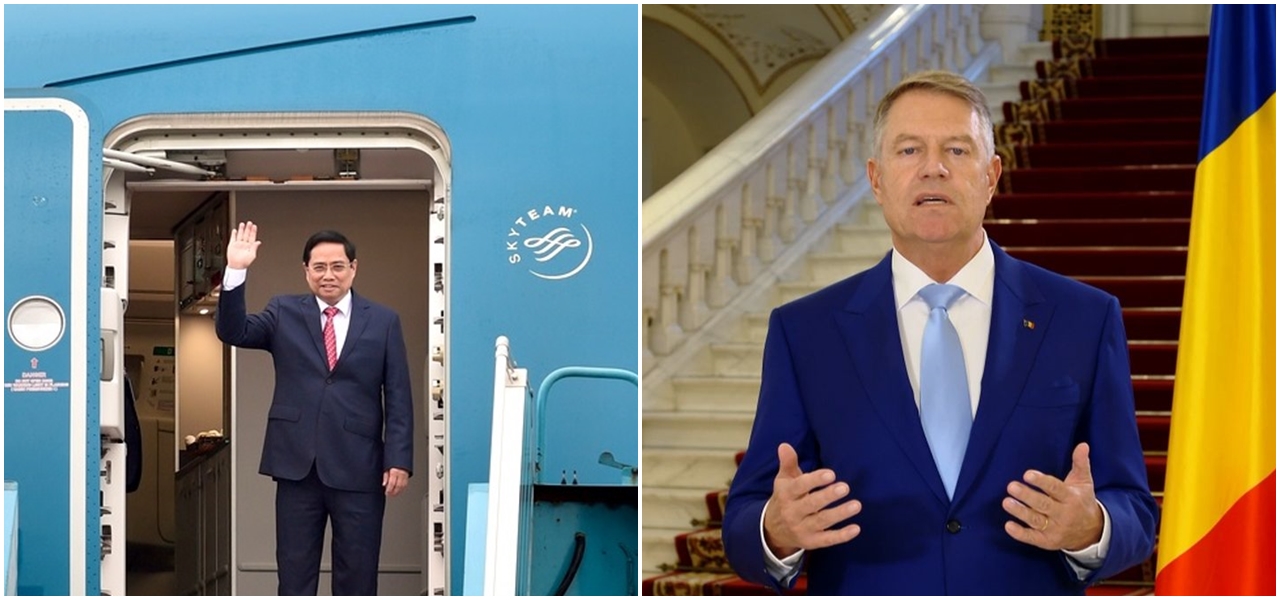 Premierul VIETNAMULUI, primit la București de Klaus Iohannis și Marcel Ciolacu