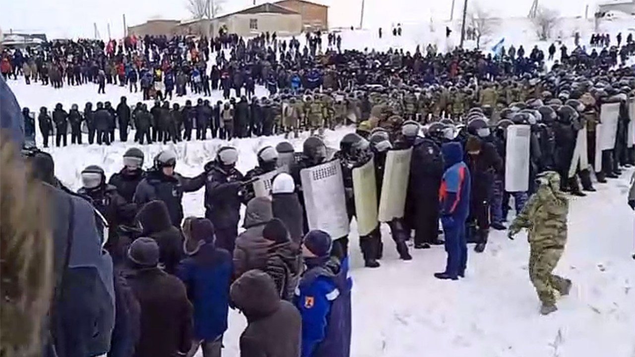 VIDEO | „Revoltă” într-un orășel din Rusia / Manifestația a început după ce un activist a fost arestat în Bașchiria