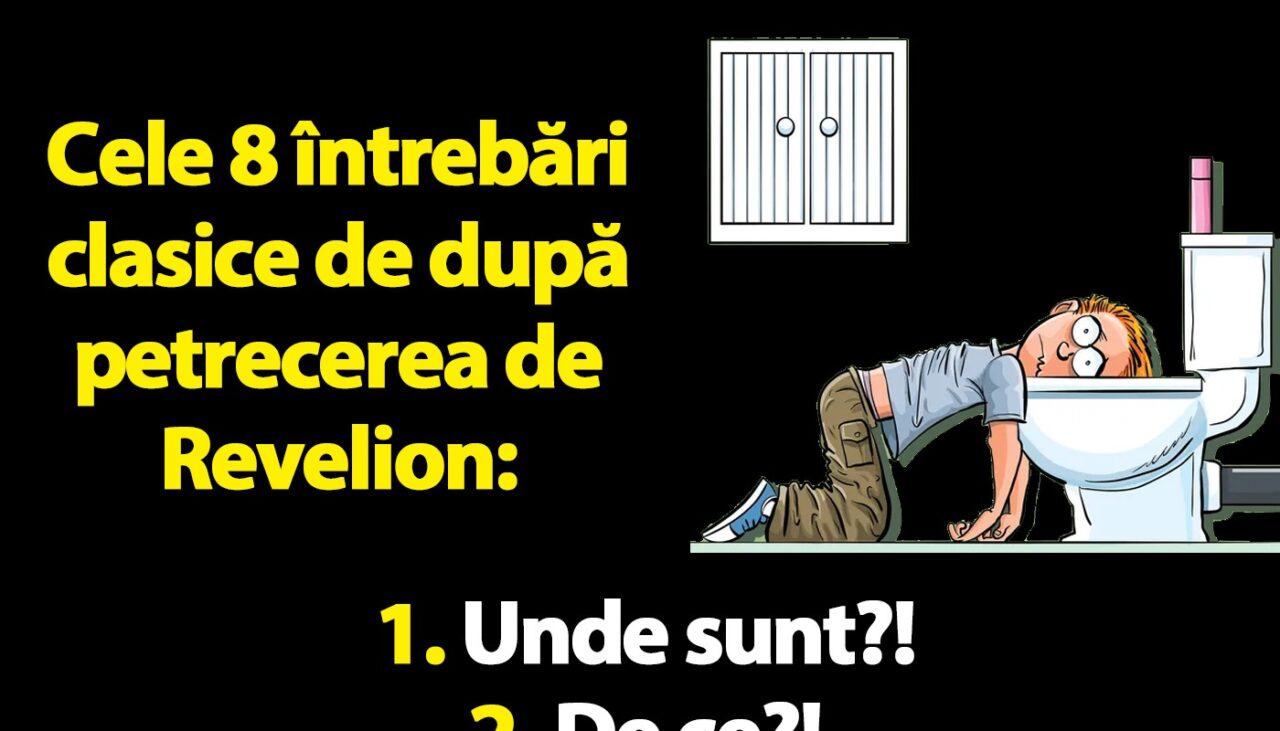 BANCUL ZILEI | Cele 8 întrebări clasice de după petrecerea de Revelion