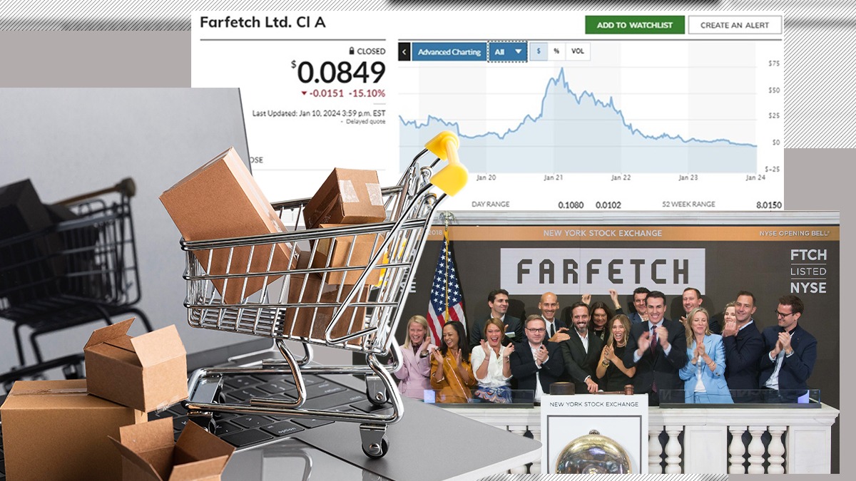 Mărirea și decăderea platformei-gigant de fashion Farfetch. Ce valoare de piață are la aproape o lună de la suspendarea de pe Bursa de la New York