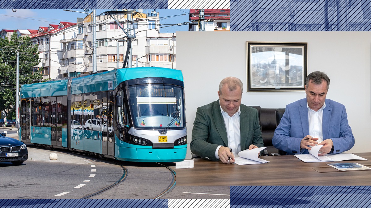 Galați își cumpără 10 tramvaie model „Autentic”, produse în România / Ionuț Pucheanu: Am spus stop achiziției de autobuze second-hand