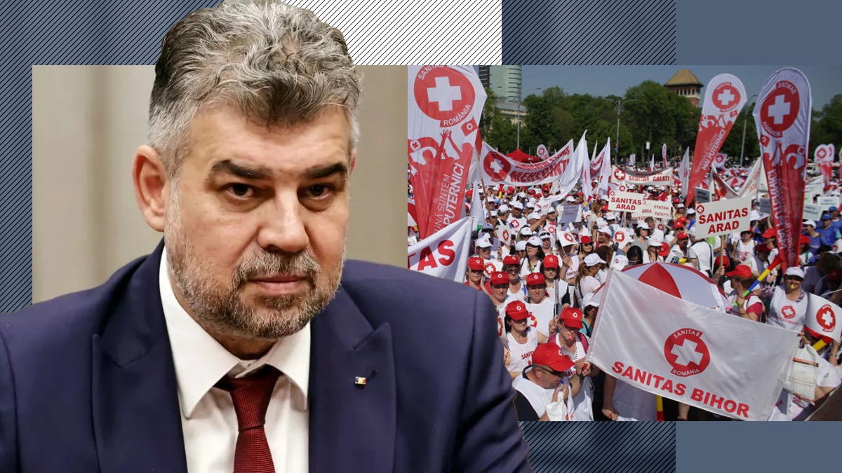 Solidaritatea Sanitară și Sanitas strâng semnături pentru greva generală / Premierul Ciolacu a mers la ședința Sanitas