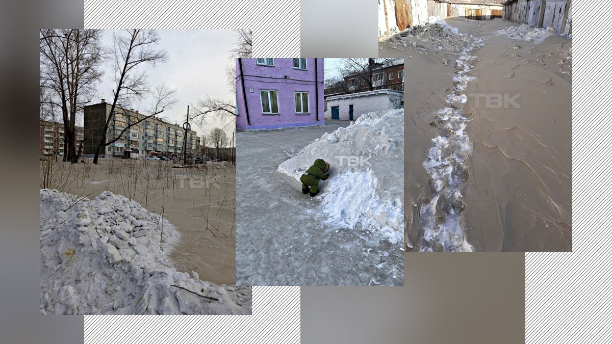 Orașul din RUSIA acoperit de zăpadă gri. Ce spun localnicii