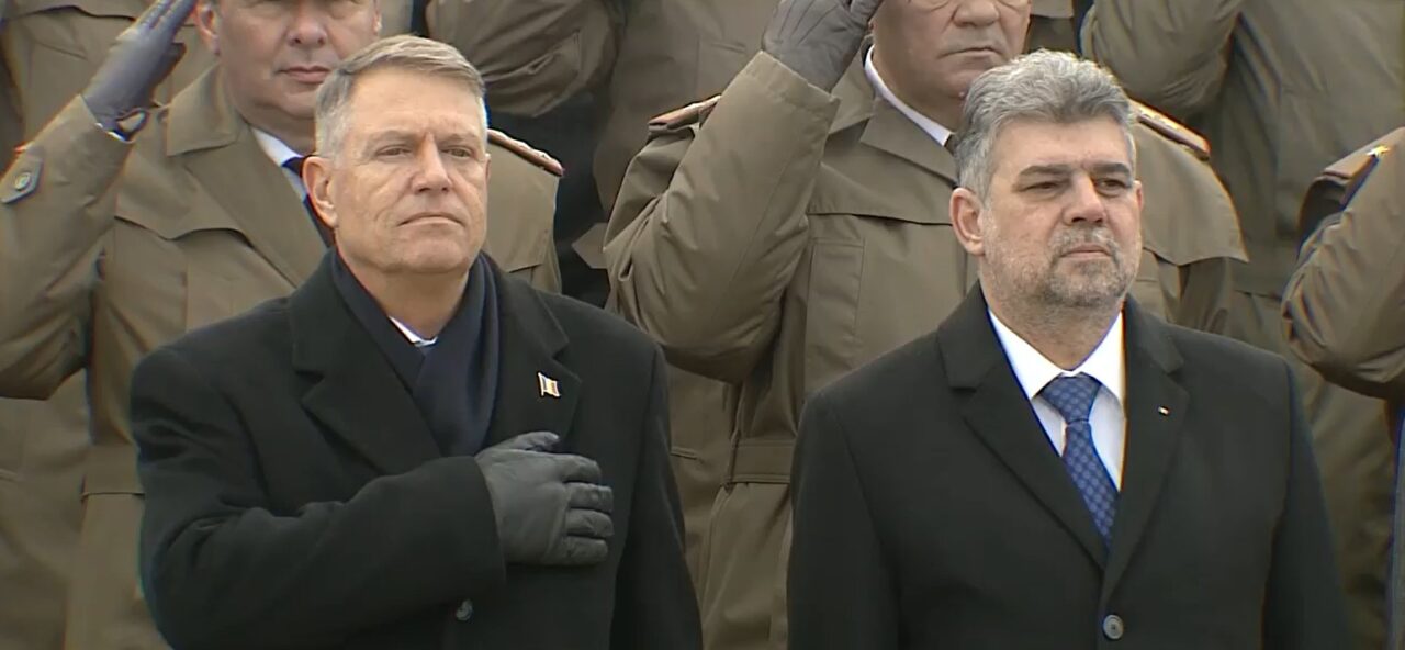 Sărbătoarea Unirii Principatelor. Președintele Iohannis și premierul Ciolacu, împreună la evenimentele din București