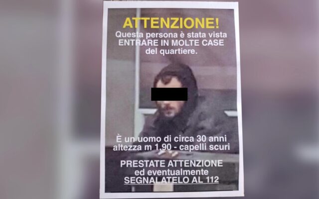 Hoț român, spaima unui cartier din Milano / A fost PRINS după ce locuitorii au împânzit zona cu afișe în care apare fața lui