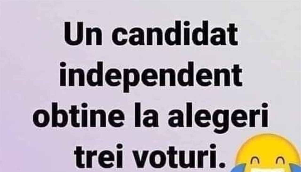 BANCUL ZILEI | Candidatul independent, alegerile și nevasta