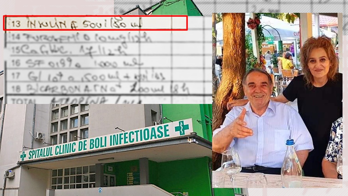 Unui bărbat care a murit în spital, la Constanța, i s-a administrat insulină, deși nu avea diabet. ”Asistenta mi-a spus că s-a greșit pacientul”