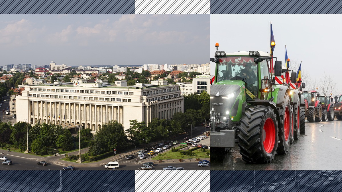 Primarul Nicușor Dan nu le-a dat undă verde fermierilor și transportatorilor. Au vrut să aducă în Piața Victoriei 15.000 de maşini si utilaje