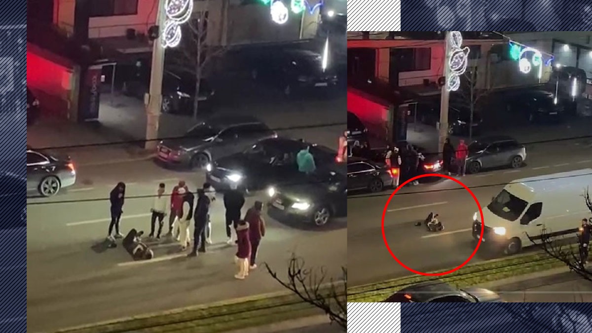 VIDEO | Imagini ȘOCANTE pe o stradă din Severin. Un bărbat a fost bătut cu bestialitate și abandonat